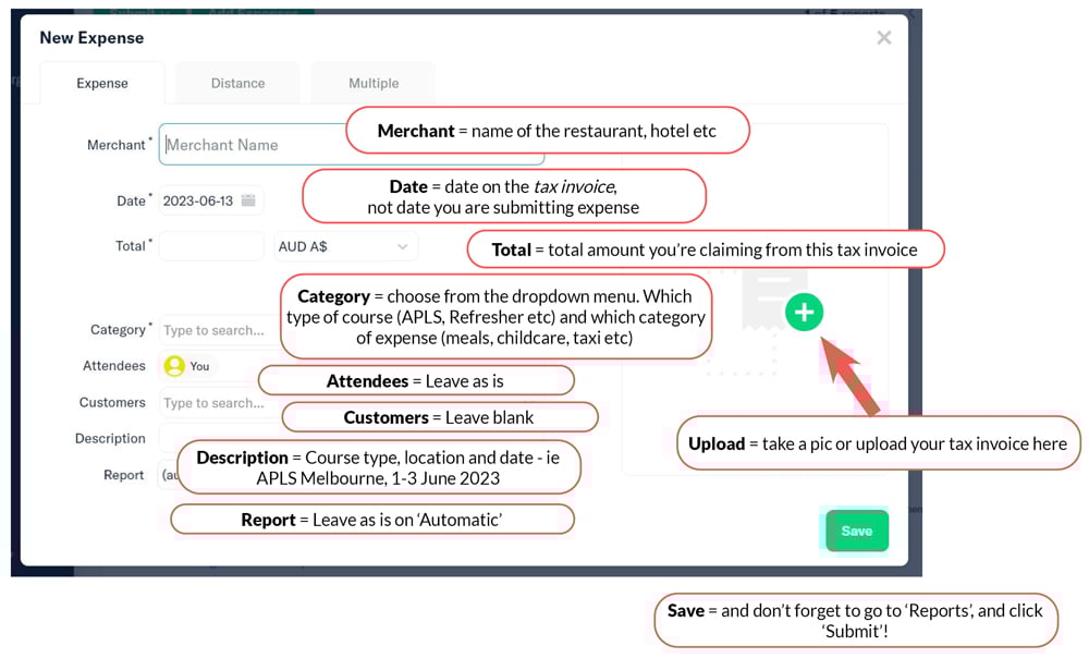 Using Expensify | APLS Australia