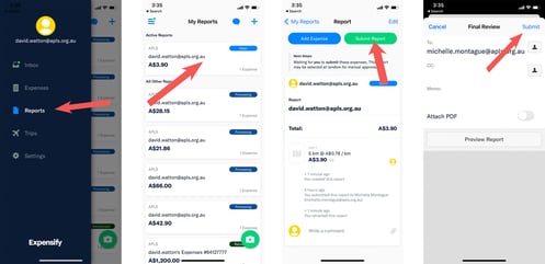 Using Expensify | APLS Australia