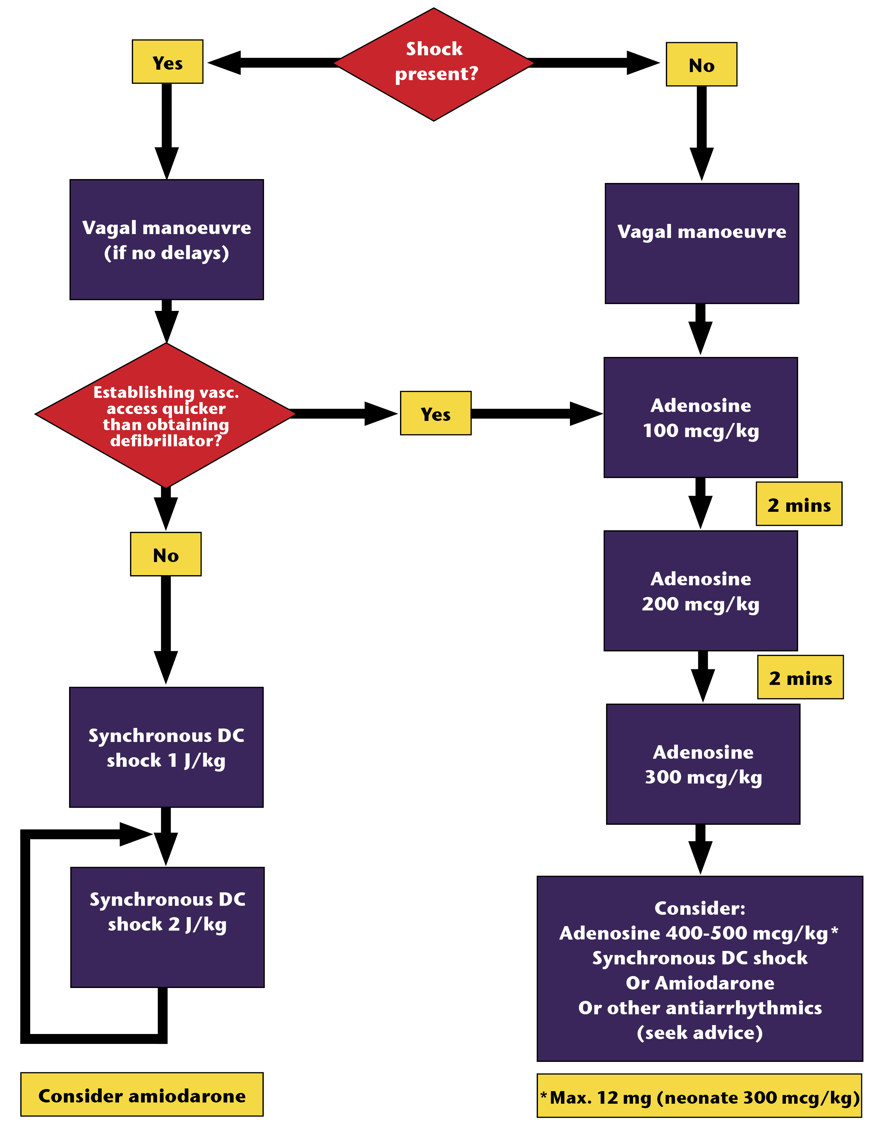 Figure 7.4 - Management of SVT