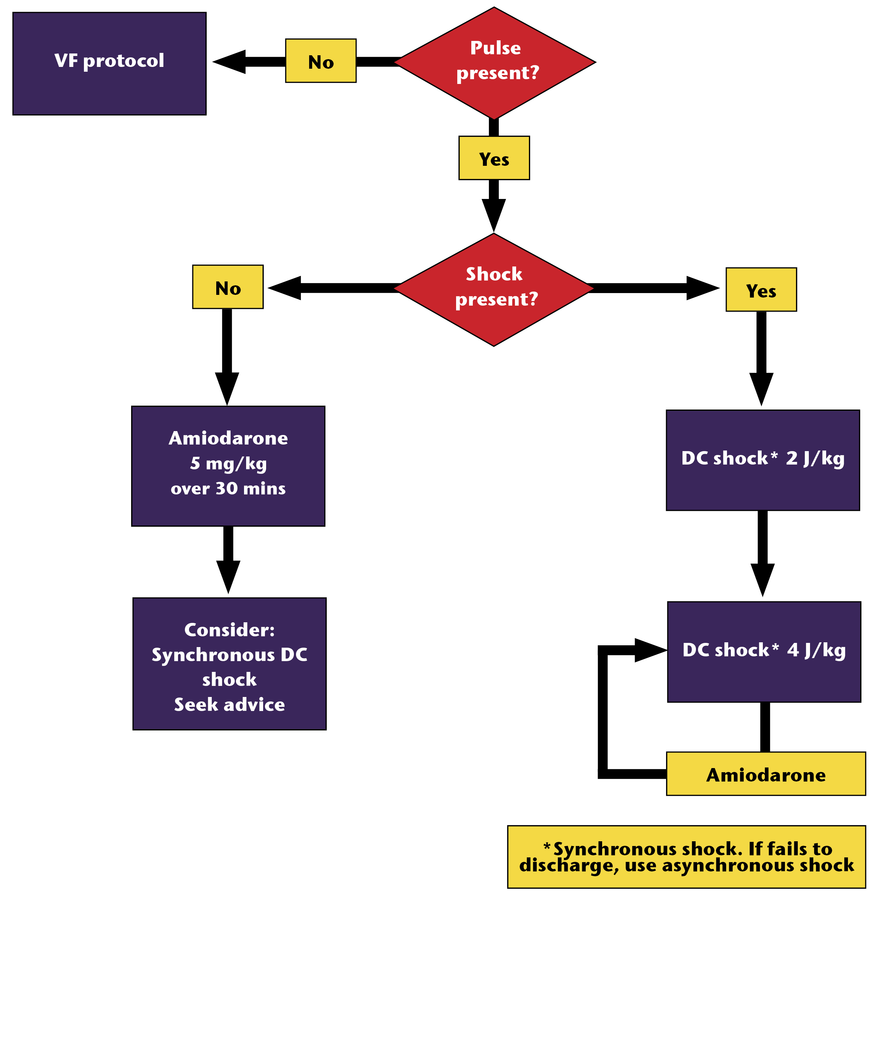 Figure 7.5 - Management of VT